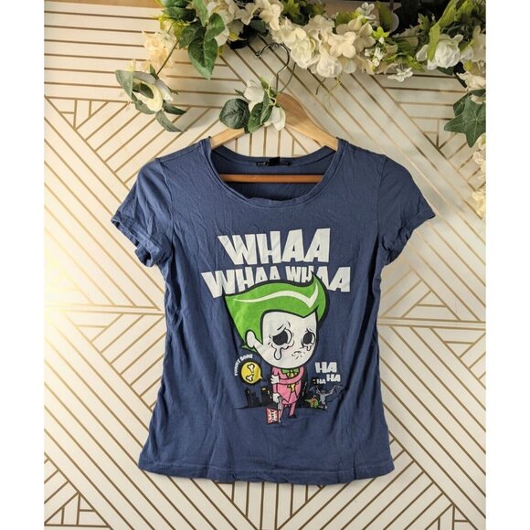 Urban Outfitters Tops - URBAN OUTFITTERS Project Social Tee Joker Graphic T-Shirt Blue Size Small